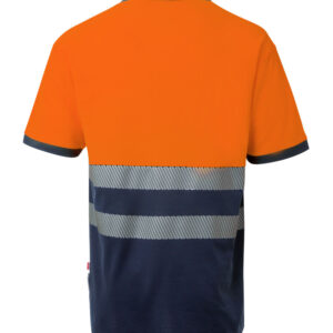 VELILLA 305523 POLO ALGODÓN BICOLOR MC RS - Imagen 3